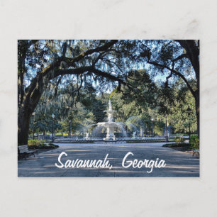 Postal de Forsyth Park Savannah Georgia