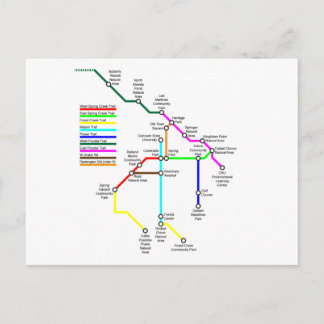 Postal de Fort Collins Bike Map