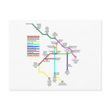 Postal de Fort Collins Bike Map