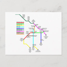 Postal de Fort Collins Bike Map