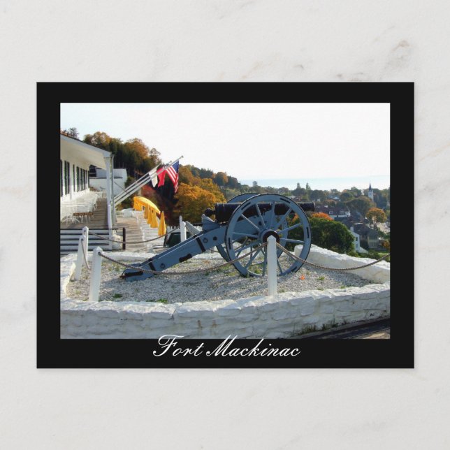 Postal de Fort Mackinac (Anverso)