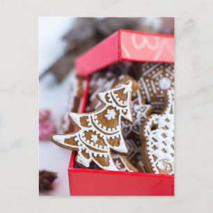 Postal de foto de Gingerbread para navidades