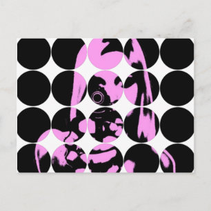 Postal de fotografía circular