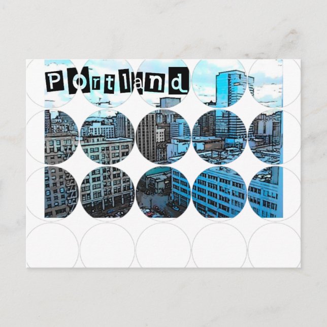 Postal de fotografía circular (Anverso)