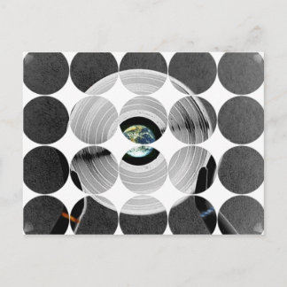 Postal de fotografía circular