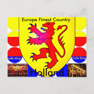 Postal de fotografía circular - Holland 