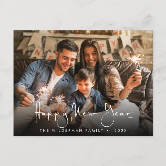 Postal de fotografía con guión de la película de A (Anverso)