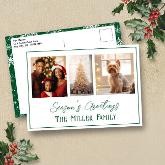 Postal de fotografía de vacaciones de la línea ver