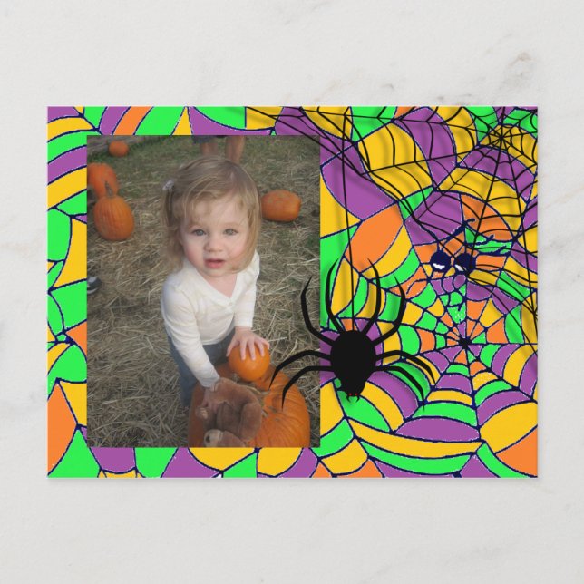 Postal de Fotos Personalizadas de Halloween (Anverso)