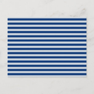 Postal de franjas azules de personalizable