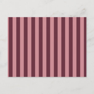 Postal de franjas rosadas oscuras de personalizabl