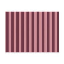 Postal de franjas rosadas oscuras de personalizabl