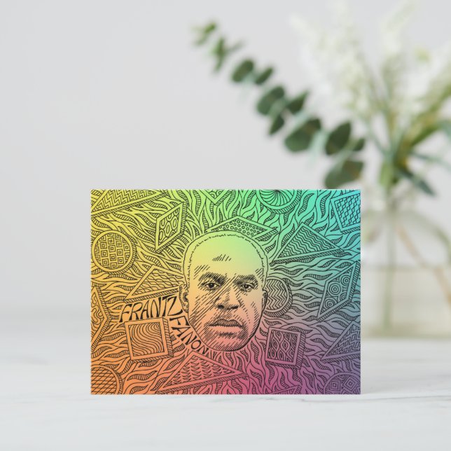 Postal de Frantz Fanon (Anverso de pie)