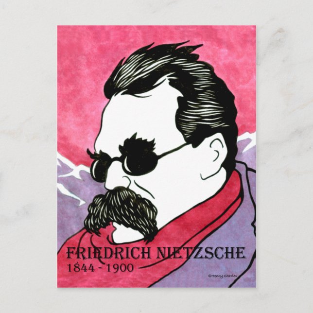 Postal de "Friedrich Nietzsche" (Anverso)
