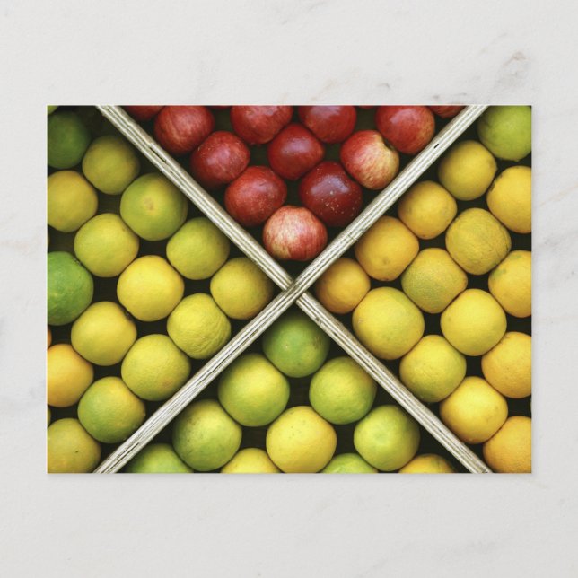 Postal de fruta y comida 10 (Anverso)