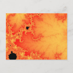 Postal de fuego de carbón