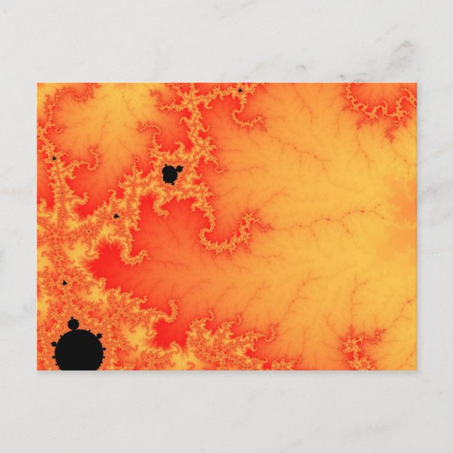 Postal de fuego de carbón (Anverso)