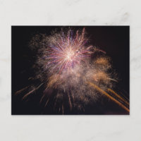 Postal de fuegos artificiales