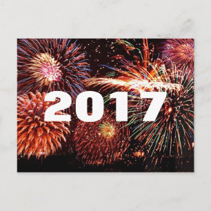 Postal de fuegos artificiales de 2017