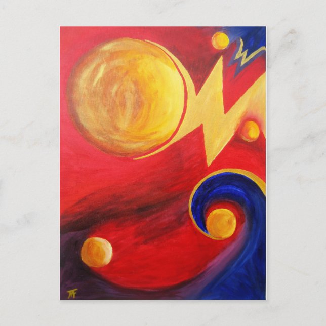 Postal de galaxia (Anverso)