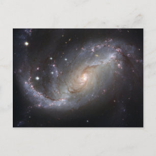 Postal de galaxia espiral