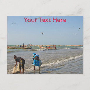 Postal de Gambia personalizable