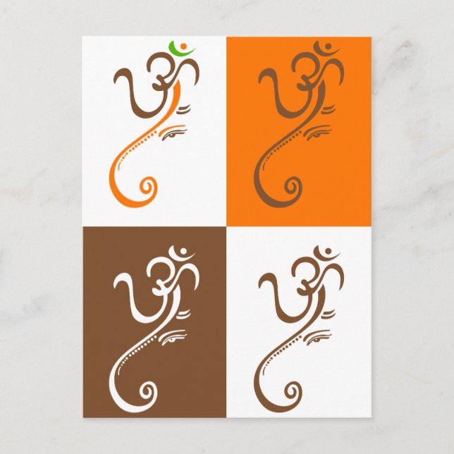 Postal de Ganesha (Anverso)