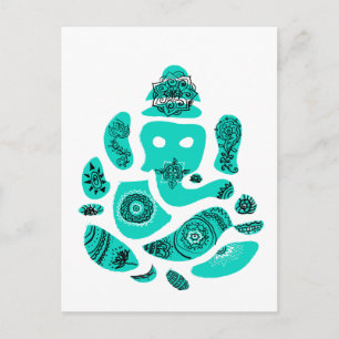 Postal de Ganesha Elephant India