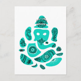 Postal de Ganesha Elephant India