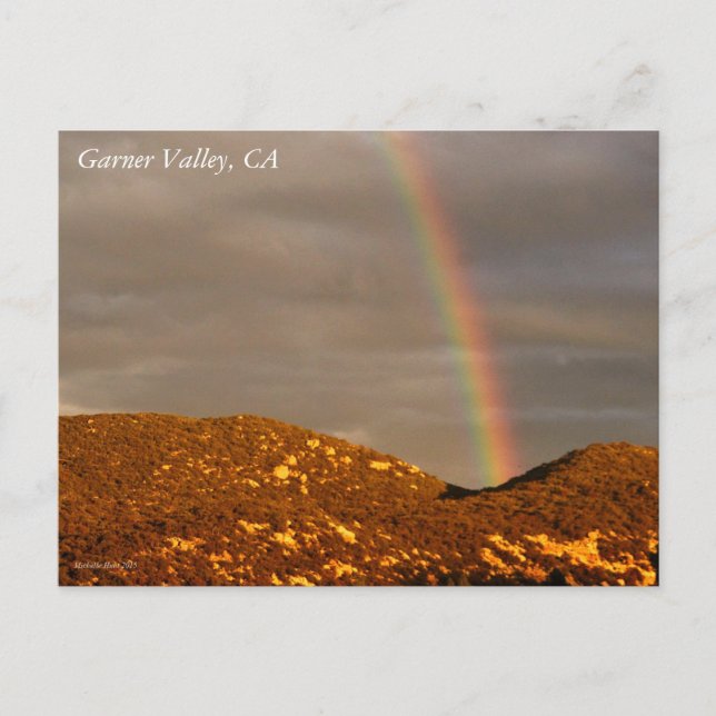 Postal de Garner Valley, CA (Anverso)