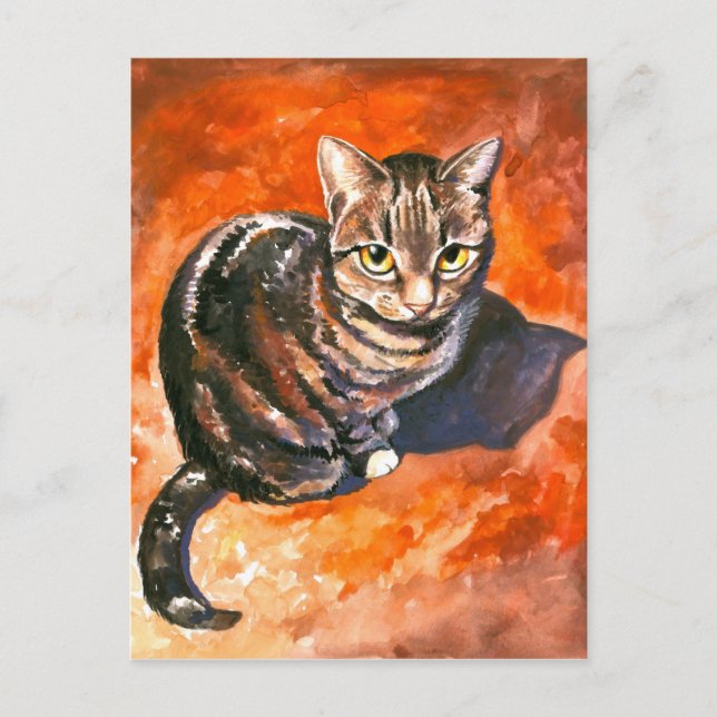 Postal de gato (Anverso)