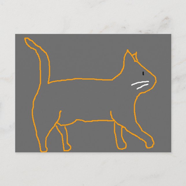 postal de gato (Anverso)