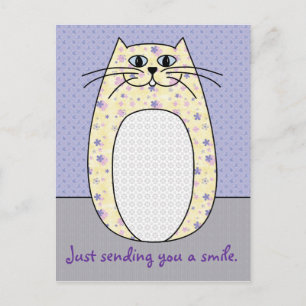 Postal de 'gato amarillo'