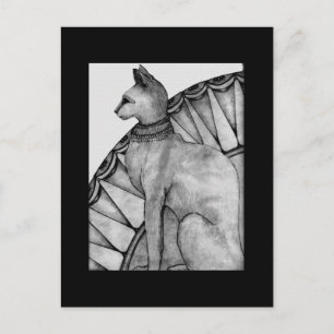 Postal de gato holly