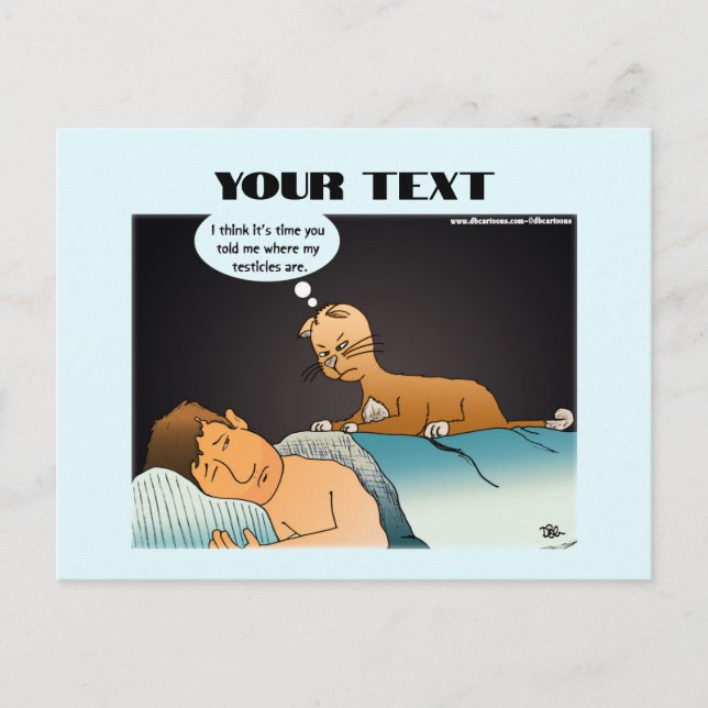 Postal de gato mágico (Anverso)