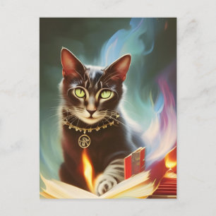 Postal de Gato Mágico