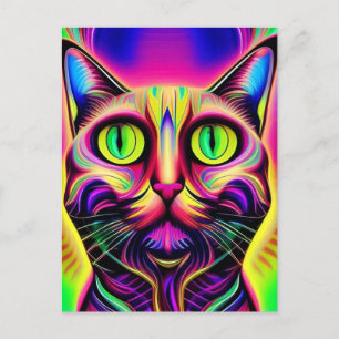 postal de gatos curiosos