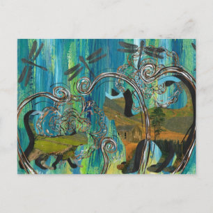 Postal de gatos escénicos