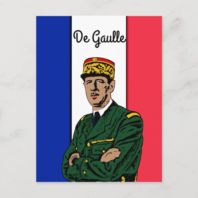 Postal De Gaulle (Anverso)