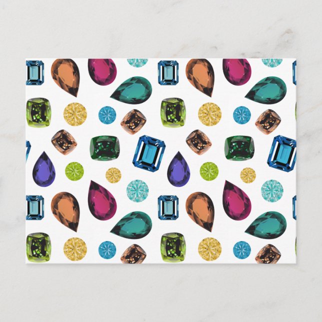 Postal de gemstones (Anverso)