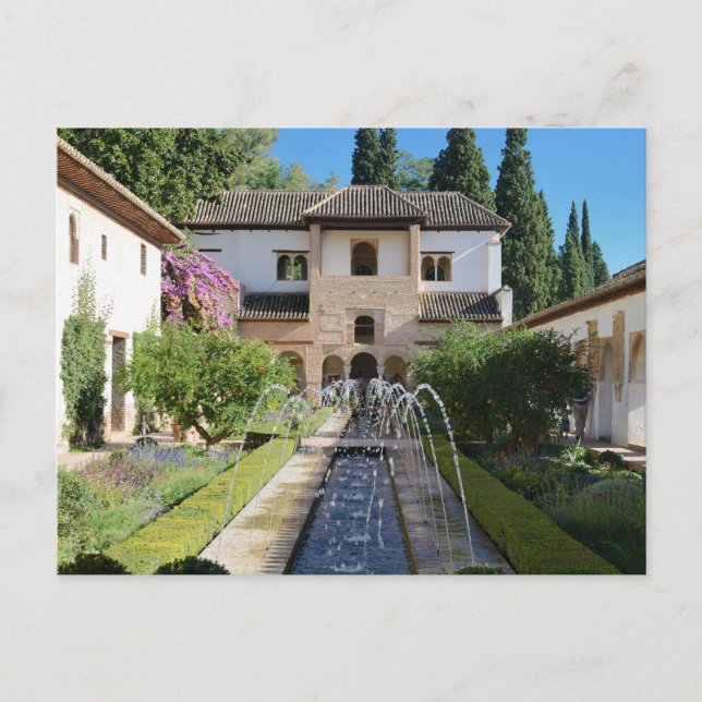Postal de Generalife (Anverso)
