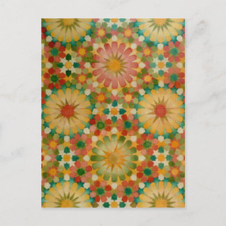 Postal de geometría islámica 'Heart in Bloom'