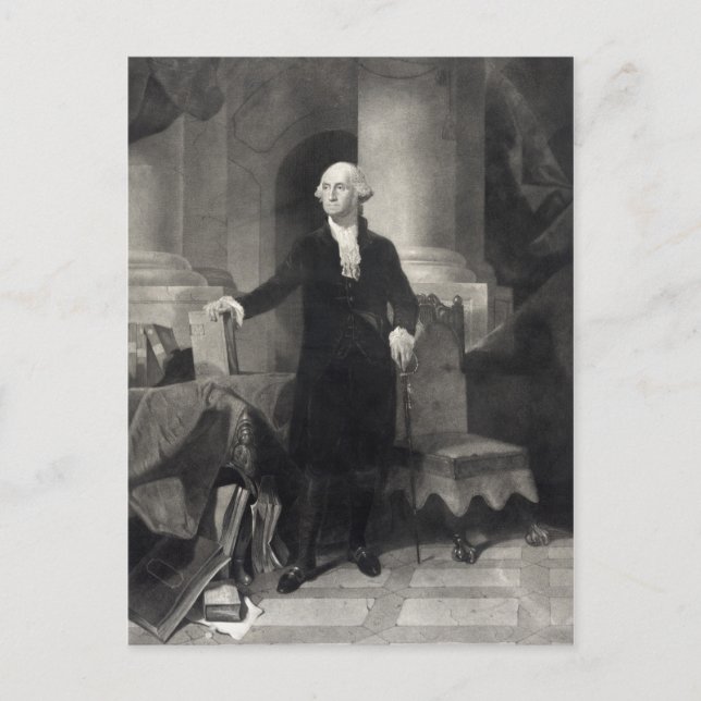 postal de George Washington (Anverso)