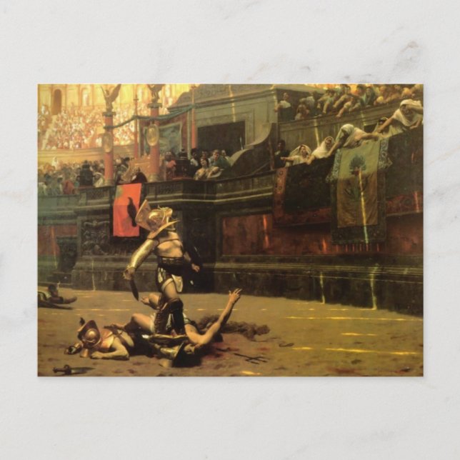 Postal de gladiador (Anverso)