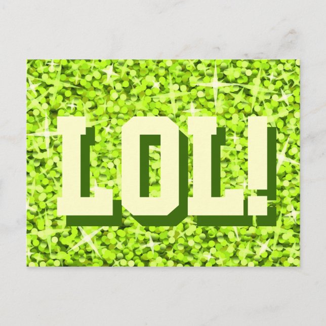 postal de Glitz Lime (Anverso)