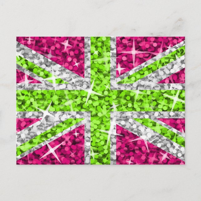 postal de Glitz UK Lime (Anverso)