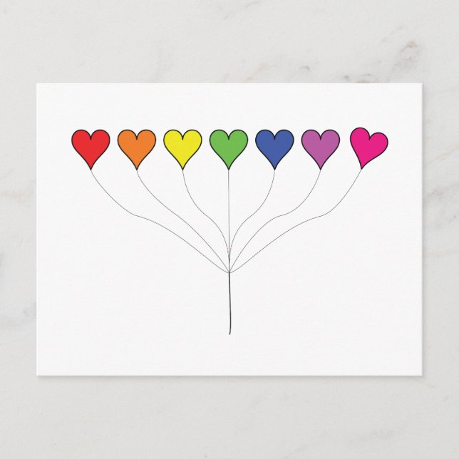 Postal de globo flotante (Anverso)