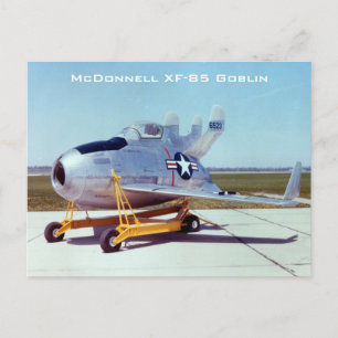 Postal de Goblin XF-85 de McDonnell