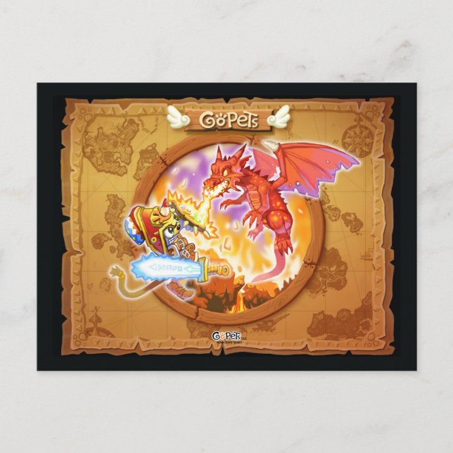 Postal de GoDragon (Anverso)