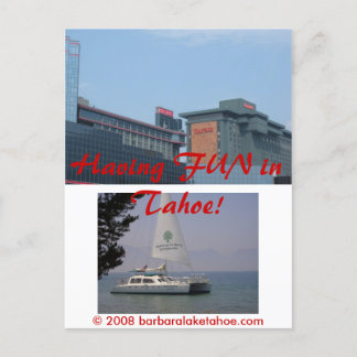 Postal de golf Tahoe "Golfing in Tahoe Collection"